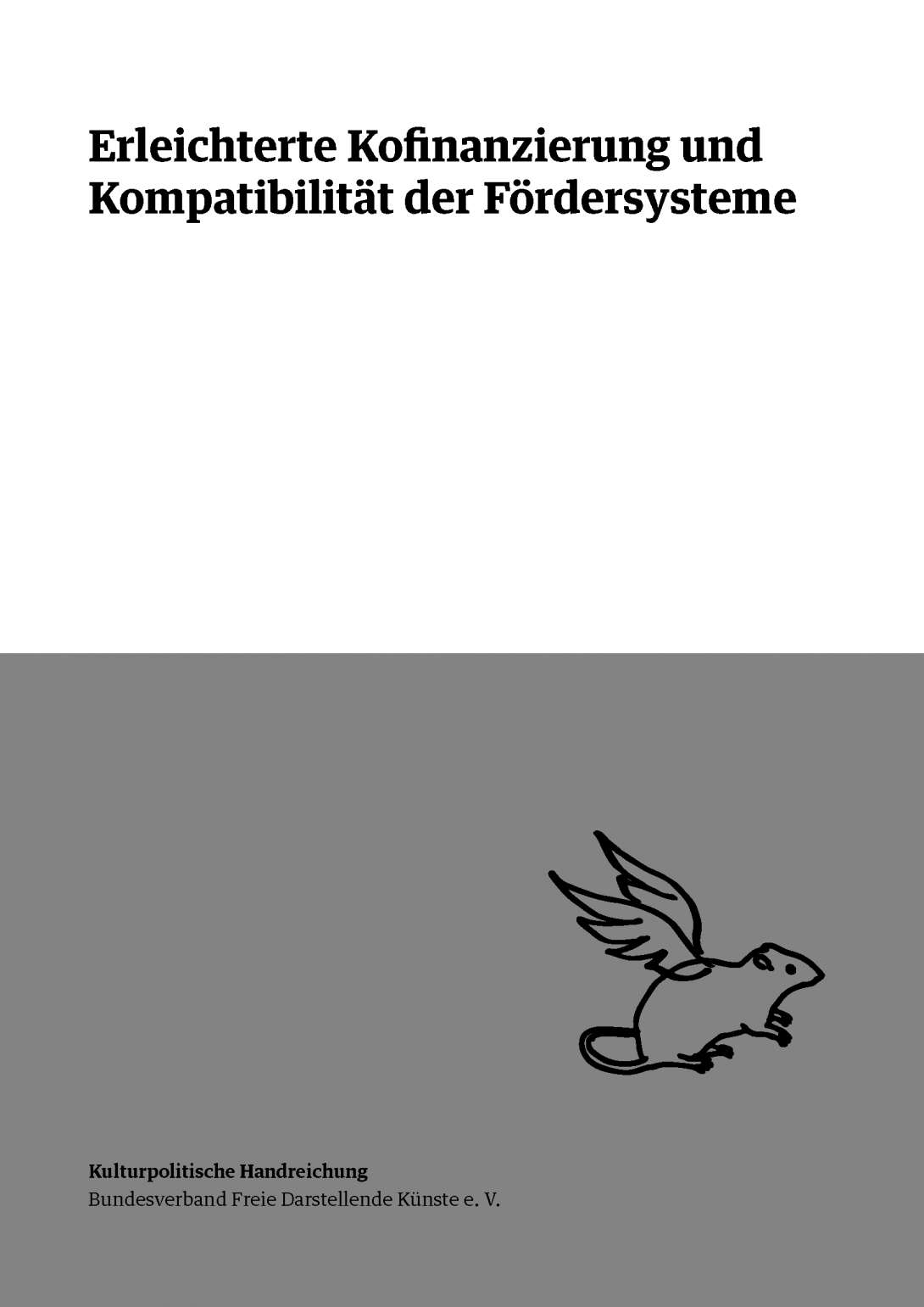 Titelbild BFDK-Handreichung Kofinanzierung und Foerdersysteme